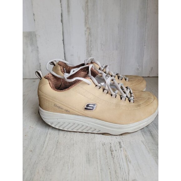 Skechers‎ 9.5w Tan Optimize Shape-Ups Shoes Women's - Picture 7 of 13